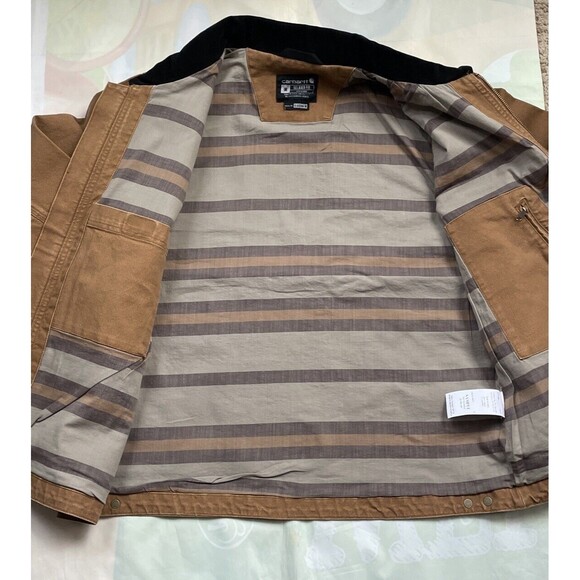Rare Sample Carhartt Detroit Jacket 2024 Lined Relaxed Fit Mens M 0J6234… - Picture 8 of 16